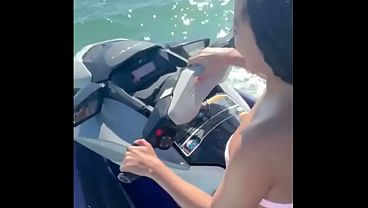 Brazilian Sea Scene With a Jetski Instructor