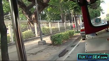 Thai Amateur MILF in a Tuk Tuk Adult Scene